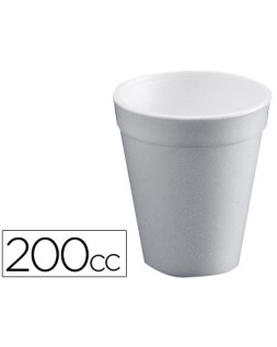 Vaso termico de poliexpan 200cc paquete de 50 unidades
