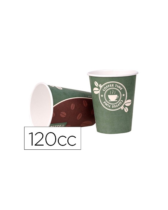 Vaso termico carton 120 cc paquete de 50 unidades