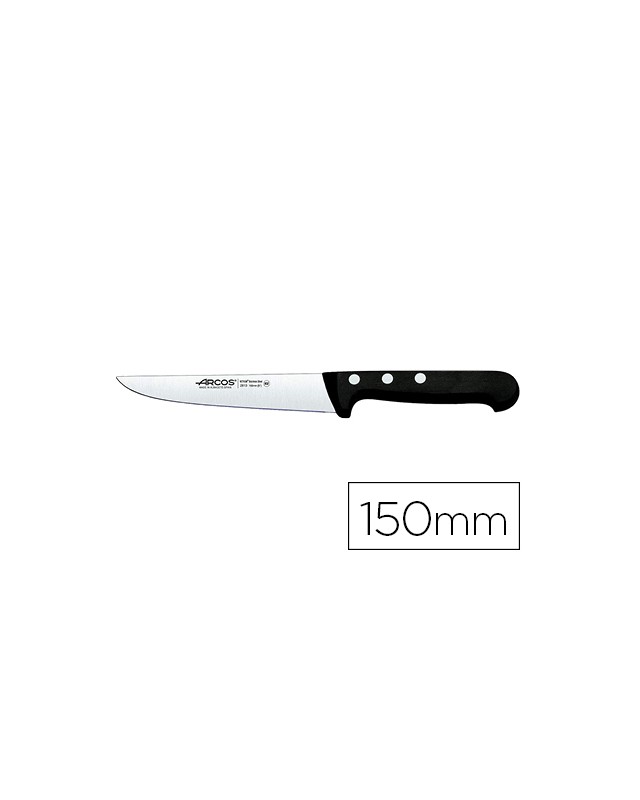 Cuchillo cocina arcos universal hoja de acero inoxidable 150 mm