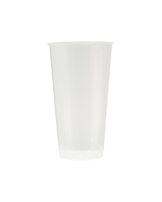 Vaso de plastico reutilizable transparente 400 ml paquete de 10 unidades