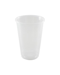 Vaso de plastico reutilizable transparente 550 ml paquete de 10 unidades