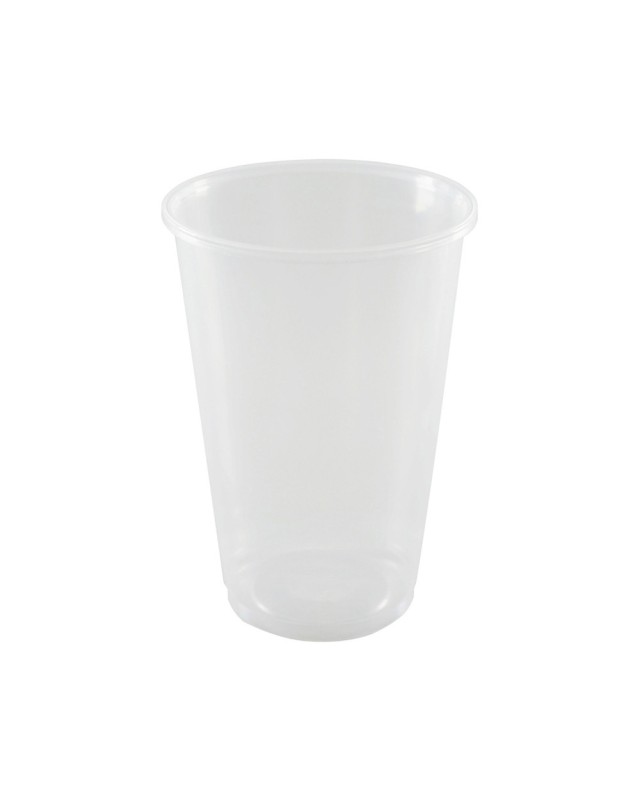 Vaso de plastico reutilizable transparente 550 ml paquete de 10 unidades