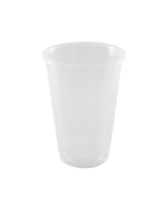 Vaso de plastico reutilizable transparente 550 ml paquete de 10 unidades