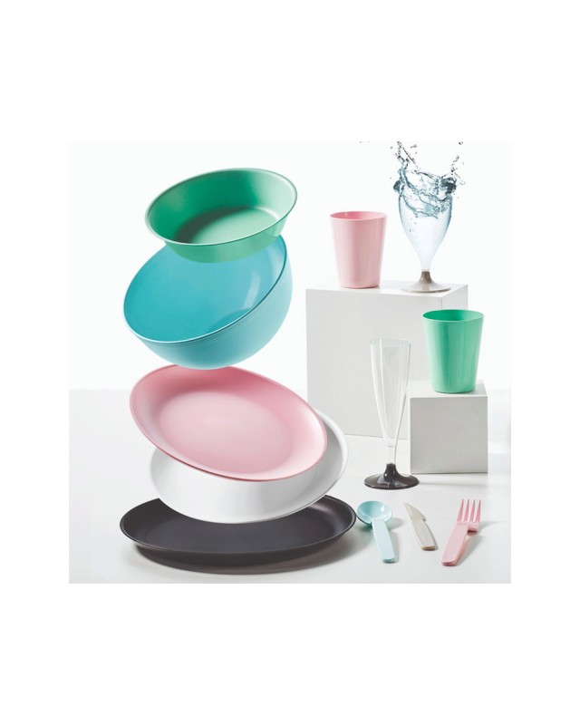 Vaso polipropileno archivo 2000 reutilizable libre bpa capacidad 330 ml color blanco