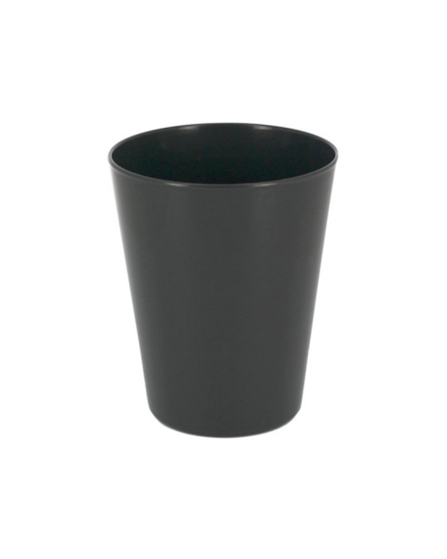 Vaso polipropileno archivo 2000 reutilizable libre bpa capacidad 330 ml color gris antracita