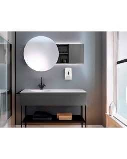 Dispensador para gel y jabon q-connect manual 13,5x23,5x9,5 cm