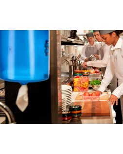 Dispensador higienico q-connect de papel secamanos 22,5x27,5x22 cm