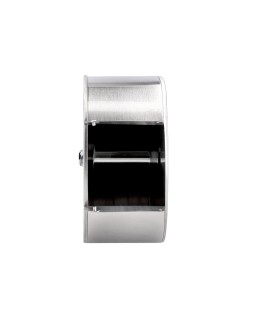 Dispensador q-connect de papel higienico jumbo acero inoxidable 115x254x265 mm