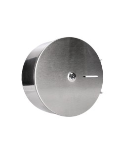 Dispensador q-connect de papel higienico jumbo acero inoxidable 115x254x265 mm