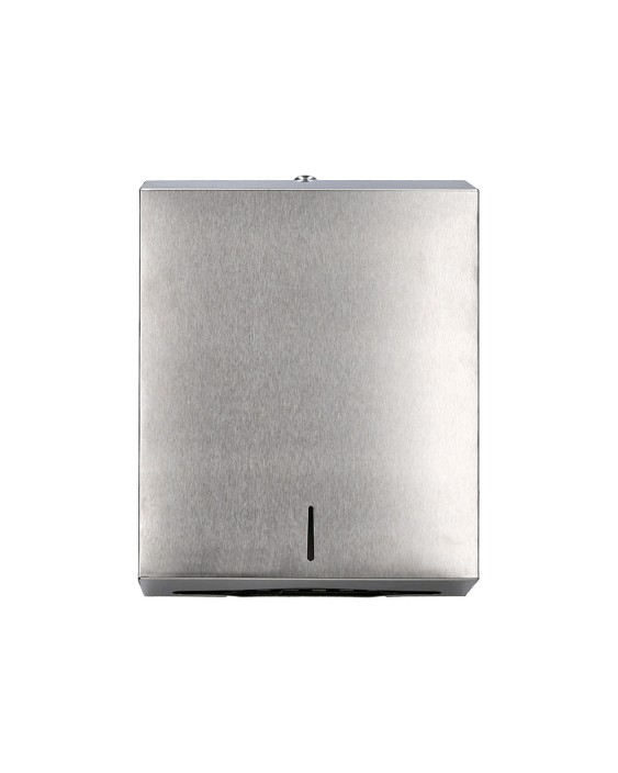 Dispensador q-connect de toallitas de papel acero inoxidable 283x100x365 mm