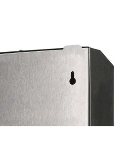 Dispensador q-connect de toallitas de papel acero inoxidable 283x100x365 mm