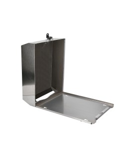 Dispensador q-connect de toallitas de papel acero inoxidable 283x100x365 mm