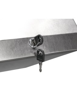 Dispensador q-connect de toallitas de papel acero inoxidable 283x100x365 mm