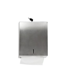 Dispensador q-connect de toallitas de papel acero inoxidable 283x100x365 mm