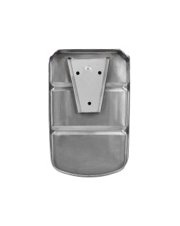 Dispensador manual q-connect de jabon 800 ml acero inoxidable 115x56x179mm