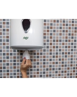 Dispensador papel secamanos dahi mecha abs color blanco 321x207x220 mm