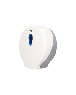 Dispensador papel higienico industrial buga fabricado en abs color blanco