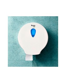 Dispensador papel higienico industrial buga fabricado en abs color blanco