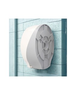 Dispensador papel higienico industrial buga fabricado en abs color blanco