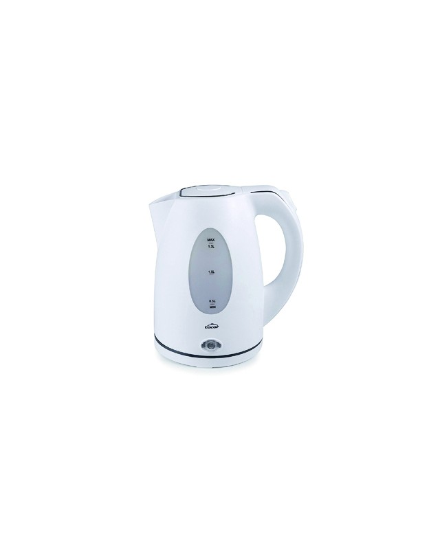 Hervidor de agua lacor electrico color blanco potencia 2000w capacidad 1,5 l