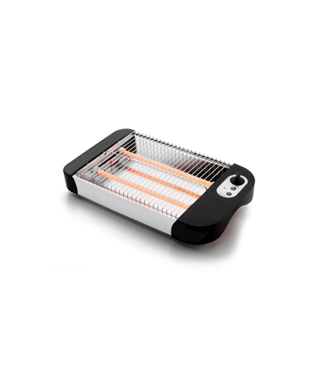 Tostador lacor plano potencia 600w con bandeja recogemigas 36x21x6,5 cm