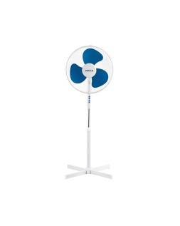Ventilador de pie jocca 3 velocidades cabezal reclinable 40w diametro 400 mm 420x520x1200mm