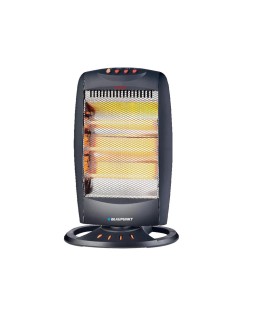 Estufa de cuarzo blaupunkt 1200w tres niveles potencia funcion oscilante color negro