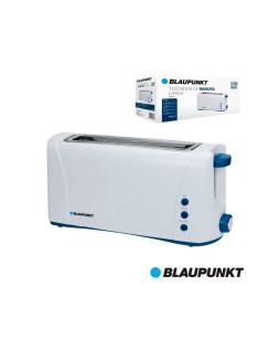 Tostador blaupunkt boca ancha 220v-1000w termostato 6 niveles con boton de parada color blanco