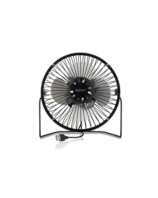 Ventilador sobremesa avant 3w diametro 150 mm alimentacion usb longitud cable 1 m color negro