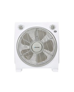 Ventilador de suelo blaupunkt box fan 45w 30cm diametro 5 aspas 3 velocidades con temporizador y rejilla