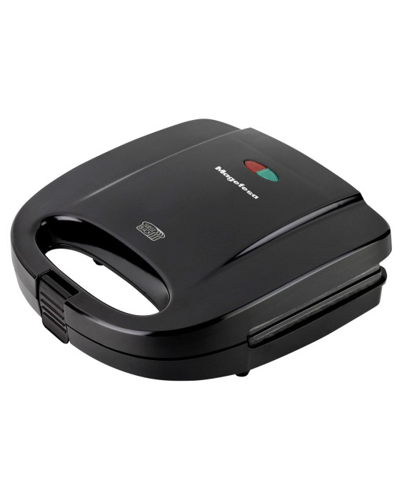 Sandwichera magefesa suisse black 750w con asa fria al tacto antiadherente