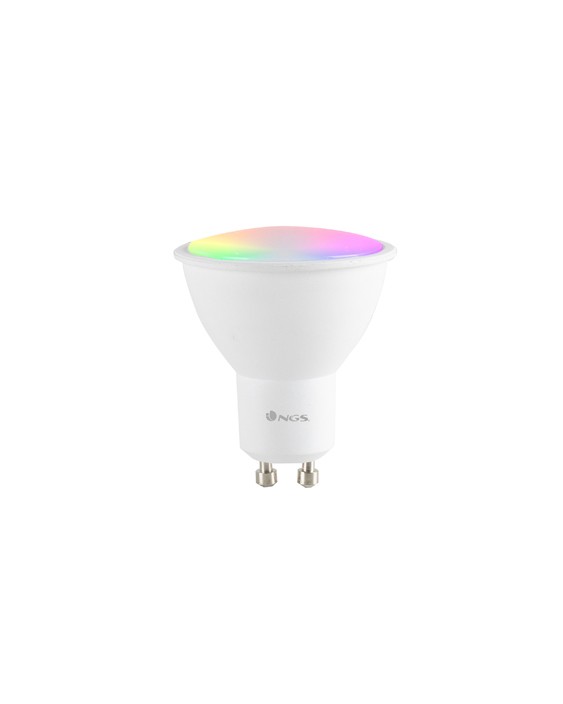 Bombilla ngs bulb wifi led gleam 510c halogena colores 5w 460 lumenes base gu10 regulable en intesidad