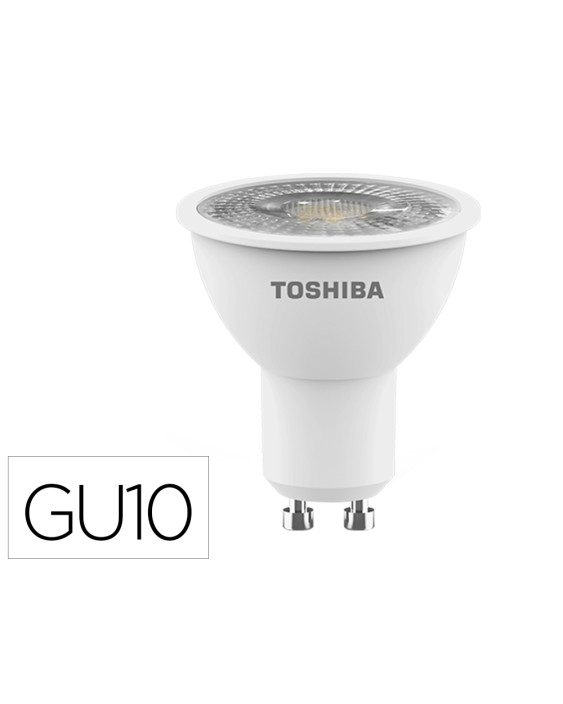 Bombilla led toshiba gu10 5.5w 3000k luz calida