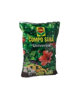 Sustrato compo universal para plantas de interior y exterior saco de 5 litros