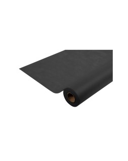 Mantel pronappe spunbond polipropileno repelente al agua reciclable 100% color negro rollo ancho 1,20 m