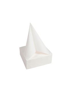 Servilleta pronappe celulosa micro grofada 38x38 cm 2 capas color blanco paquete de 40 unidades