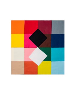 Servilleta pronappe celulosa micro grofada 20x20 cm 2 capas color blanco paquete de 50 unidades