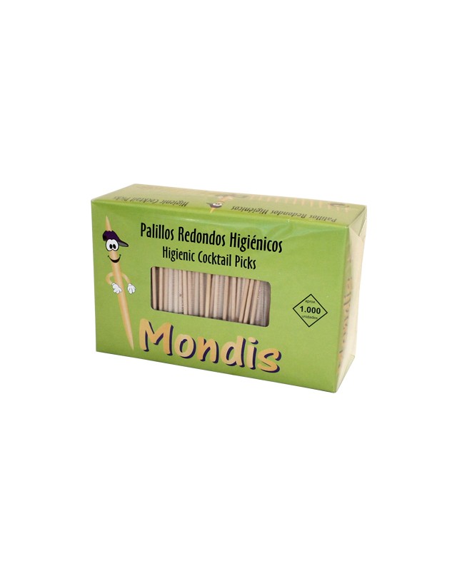 Palillo de dientes enfundado en celofan caja de 1000 unidades