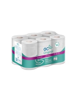 Papel higienico gc 2 capas paquete de 12 rollos