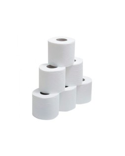 Papel secamanos dahi 2 capas celulosa gofrada 195 mm x 145 m paquete de 6 rollos