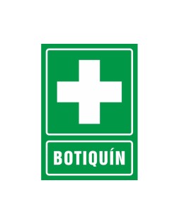 Pictograma syssa señal de botiquin en pvc 210x297 mm