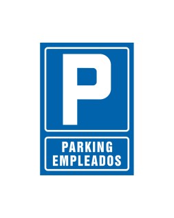 Pictograma syssa señal de parking empleados en pvc 210x297 mm