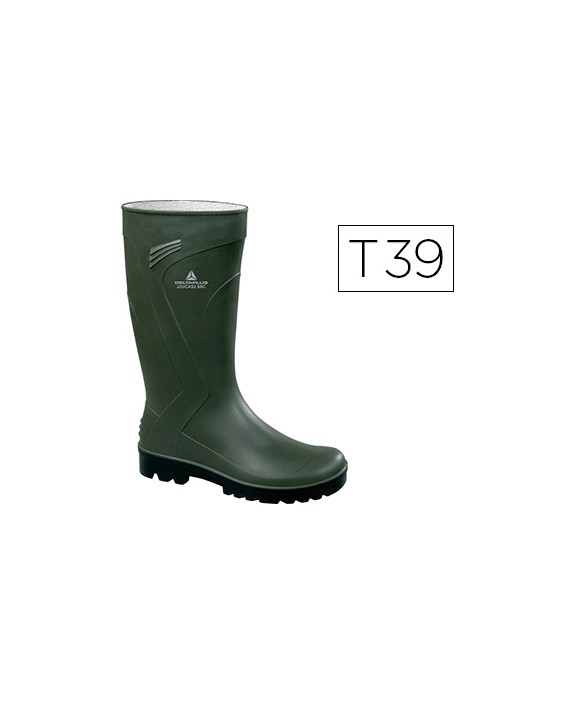 Bota deltaplus de seguridad jouca pvc verde suela de tacos talla 39