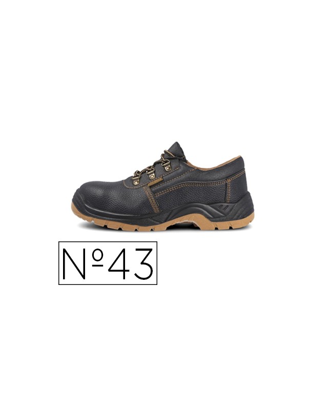 Zapato de seguridad paredes zp1000 s3 negro talla 43