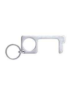 Llavero higienico anticontacto bigox acero inoxidable 3,20x7,60 cm