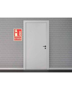 Pictograma archivo 2000 extintor pvc rojo luminiscente 210x300 mm