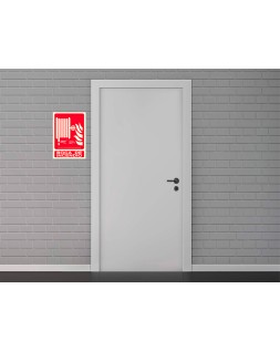 Pictograma archivo 2000 boca de incendio pvc rojo luminiscente 210x300 mm