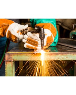 Pictograma archivo 2000 obligatorio uso de guantes pvc azul luminiscente 210x297 mm