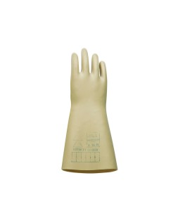 Guantes faru latex aislante proteccion electrica hasta 500 voltios clase 00 talla 9 color beige