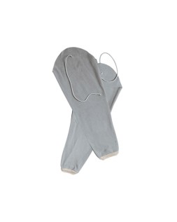 Manguito para soldador faru cuero al cromo puño elastico y cordon sujecion superior